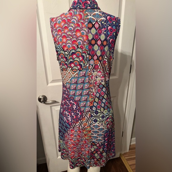 MSK Colorful Patterned mini Dress S - Picture 6 of 8